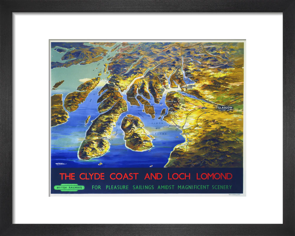 'The Clyde Coast and Loch Lomond', BR poster, 1955. - Image 3