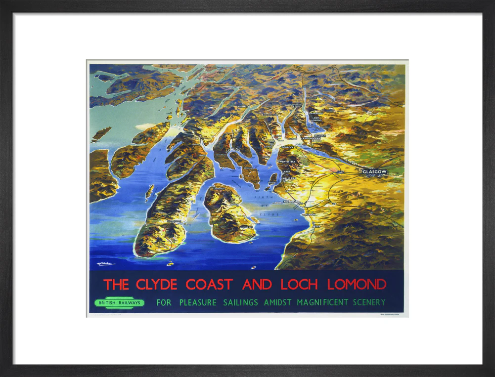 'The Clyde Coast and Loch Lomond', BR poster, 1955. - Image 46
