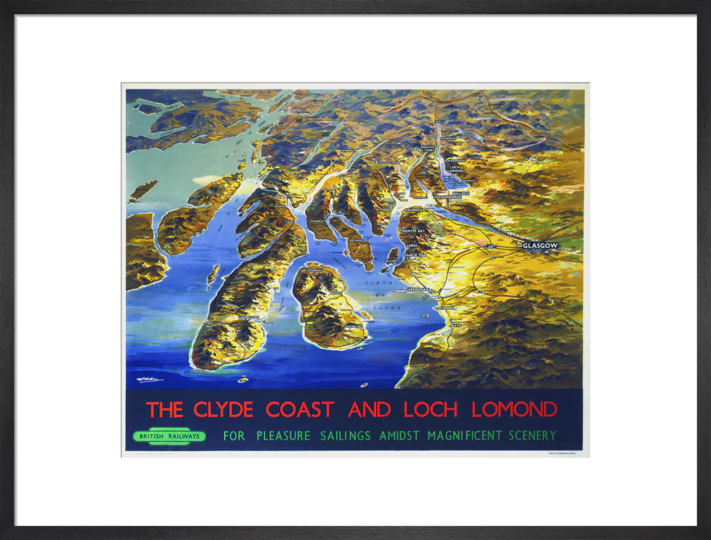 'The Clyde Coast and Loch Lomond', BR poster, 1955. - Image 51