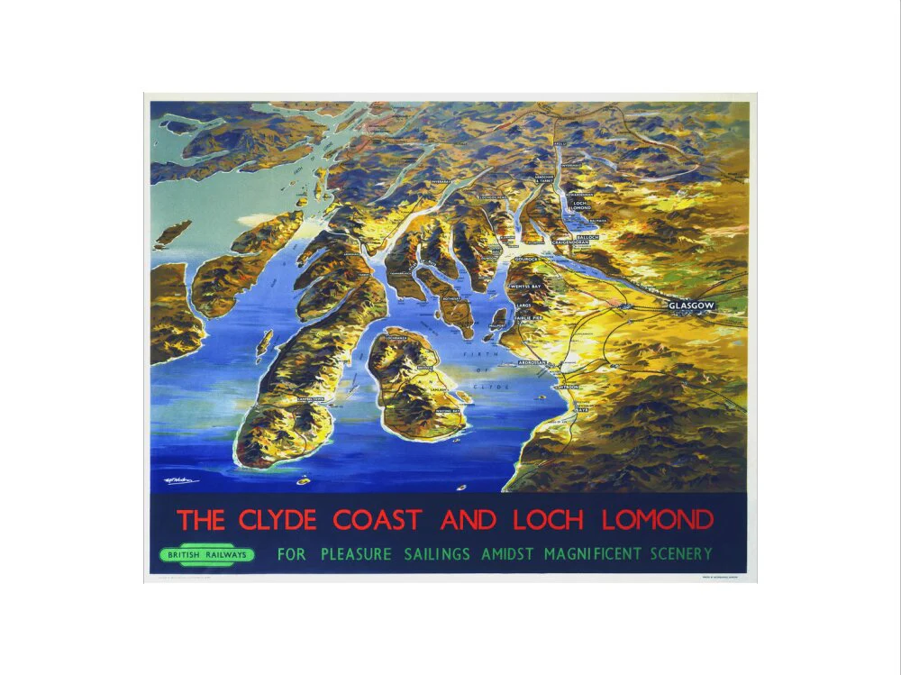 'The Clyde Coast and Loch Lomond', BR poster, 1955. - Image 55