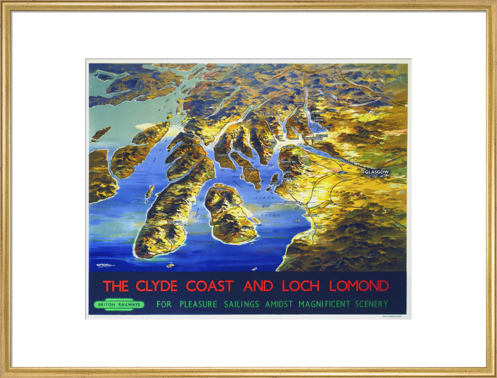 'The Clyde Coast and Loch Lomond', BR poster, 1955. - Image 58