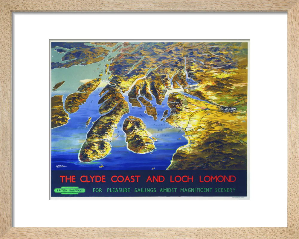 'The Clyde Coast and Loch Lomond', BR poster, 1955. - Image 6