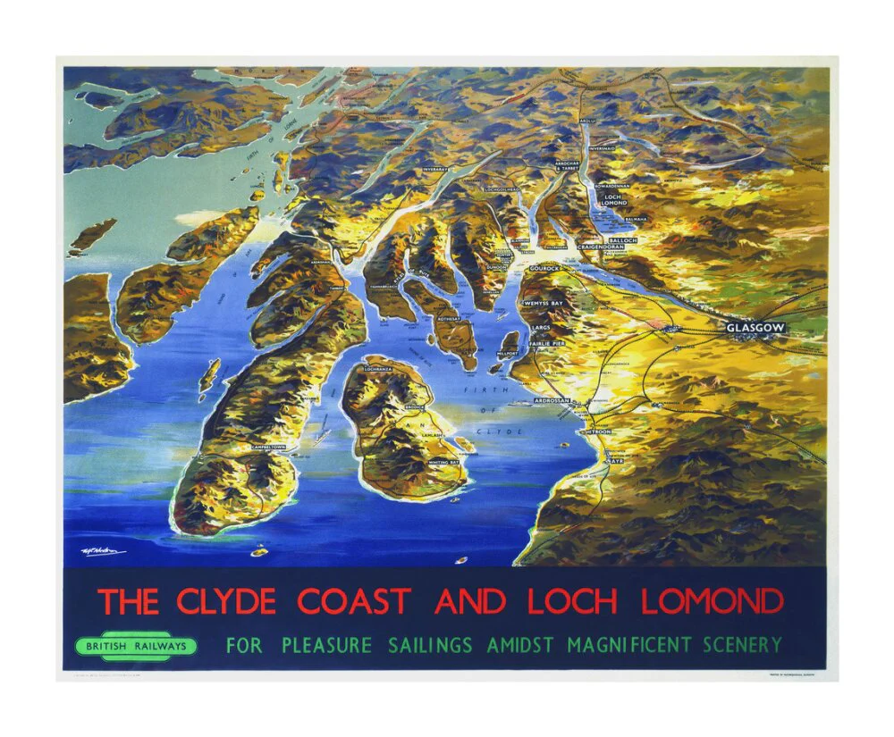 'The Clyde Coast and Loch Lomond', BR poster, 1955. - Image 63