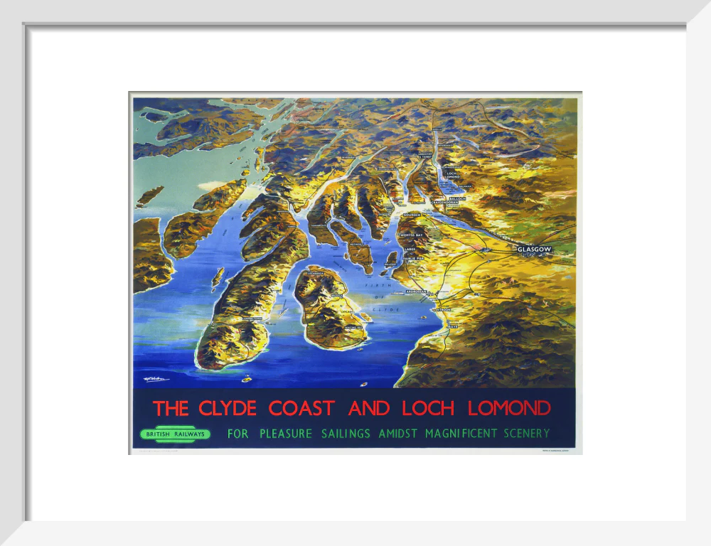 'The Clyde Coast and Loch Lomond', BR poster, 1955. - Image 9