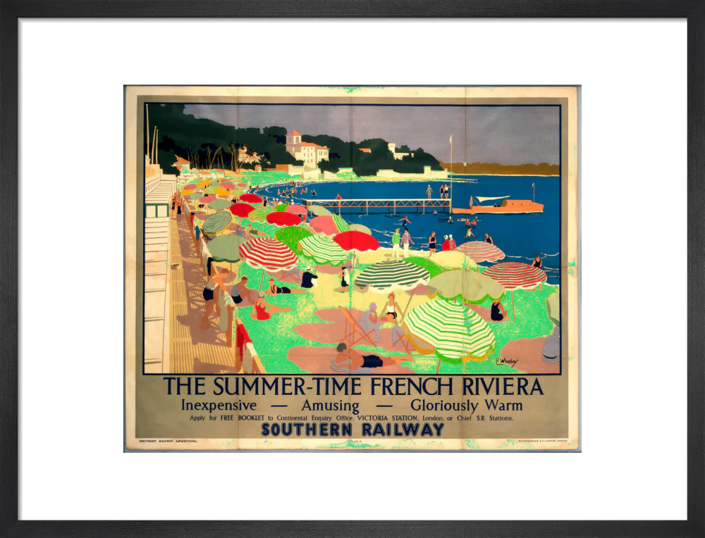 'The French Riviera', SR poster, 1928. - Image 13