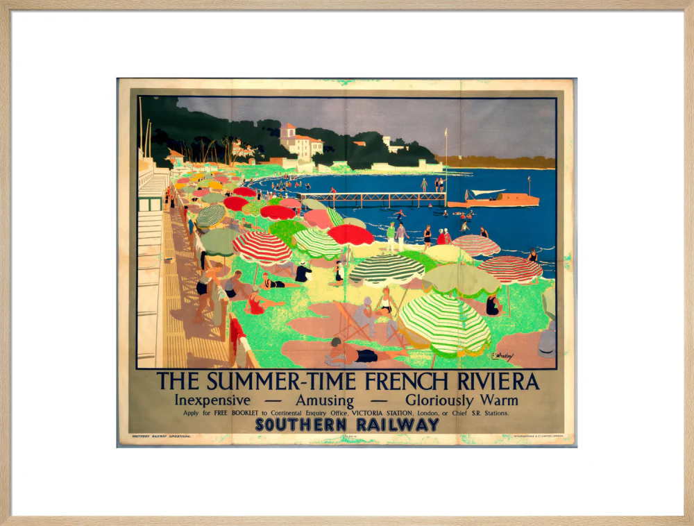 'The French Riviera', SR poster, 1928. - Image 26