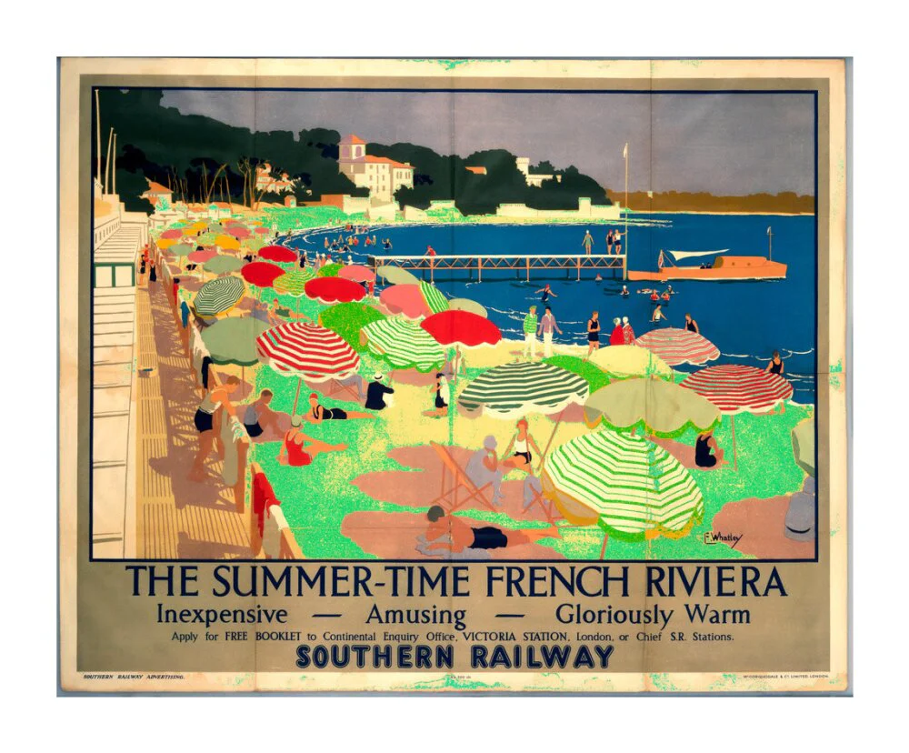 'The French Riviera', SR poster, 1928. - Image 30