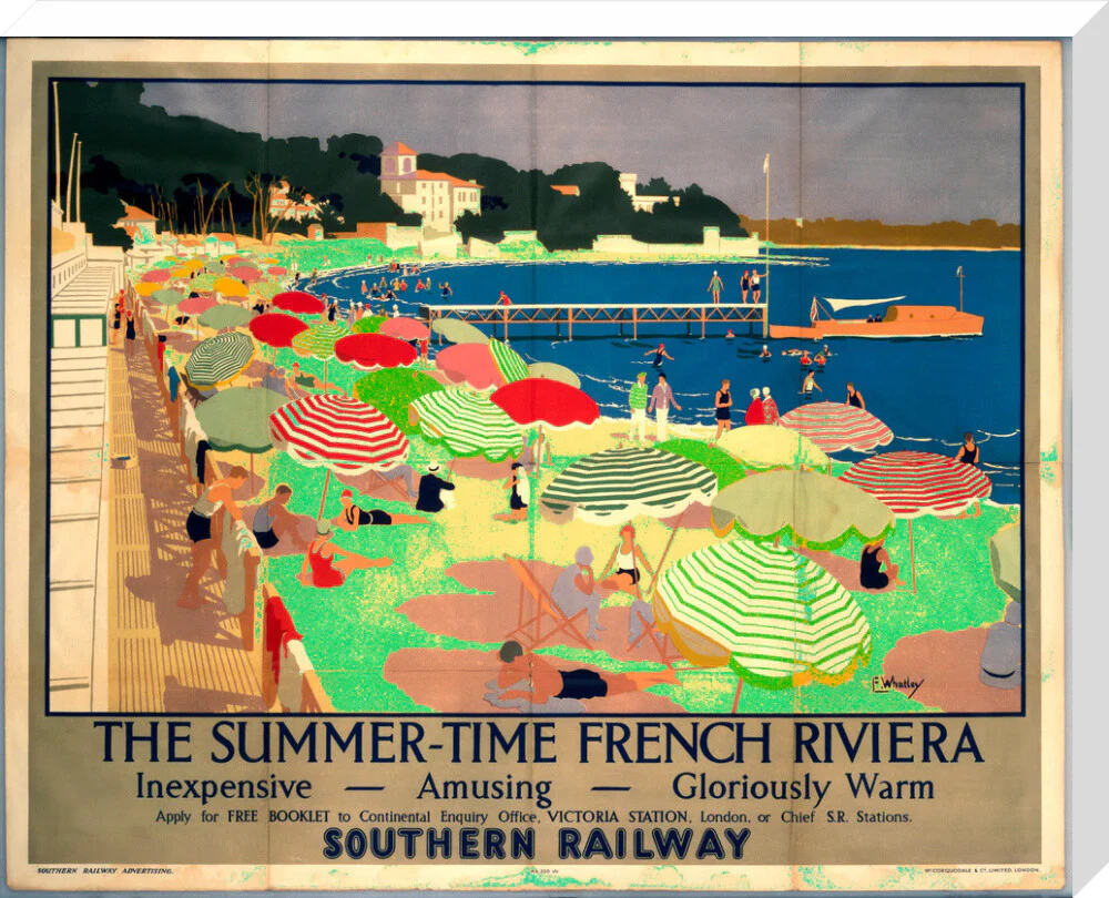 'The French Riviera', SR poster, 1928. - Image 33