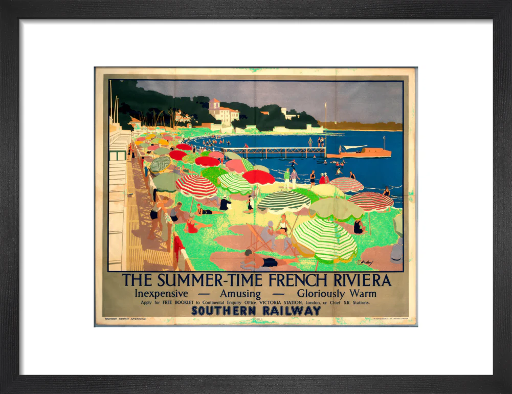 'The French Riviera', SR poster, 1928. - Image 41
