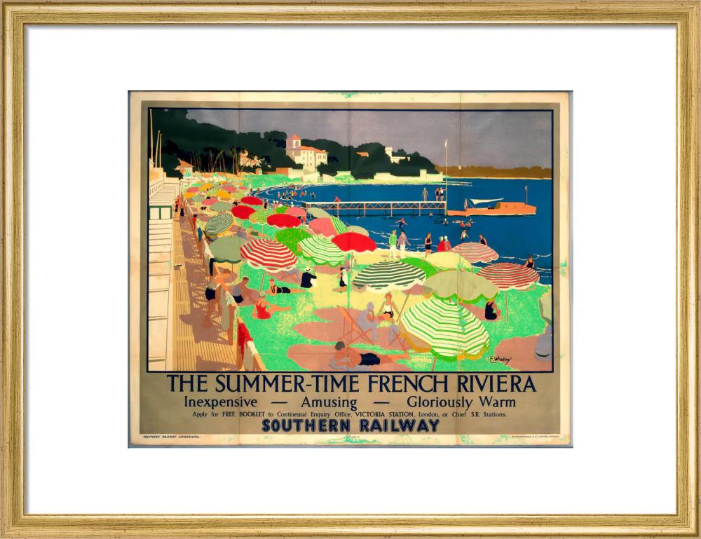 'The French Riviera', SR poster, 1928. - Image 48