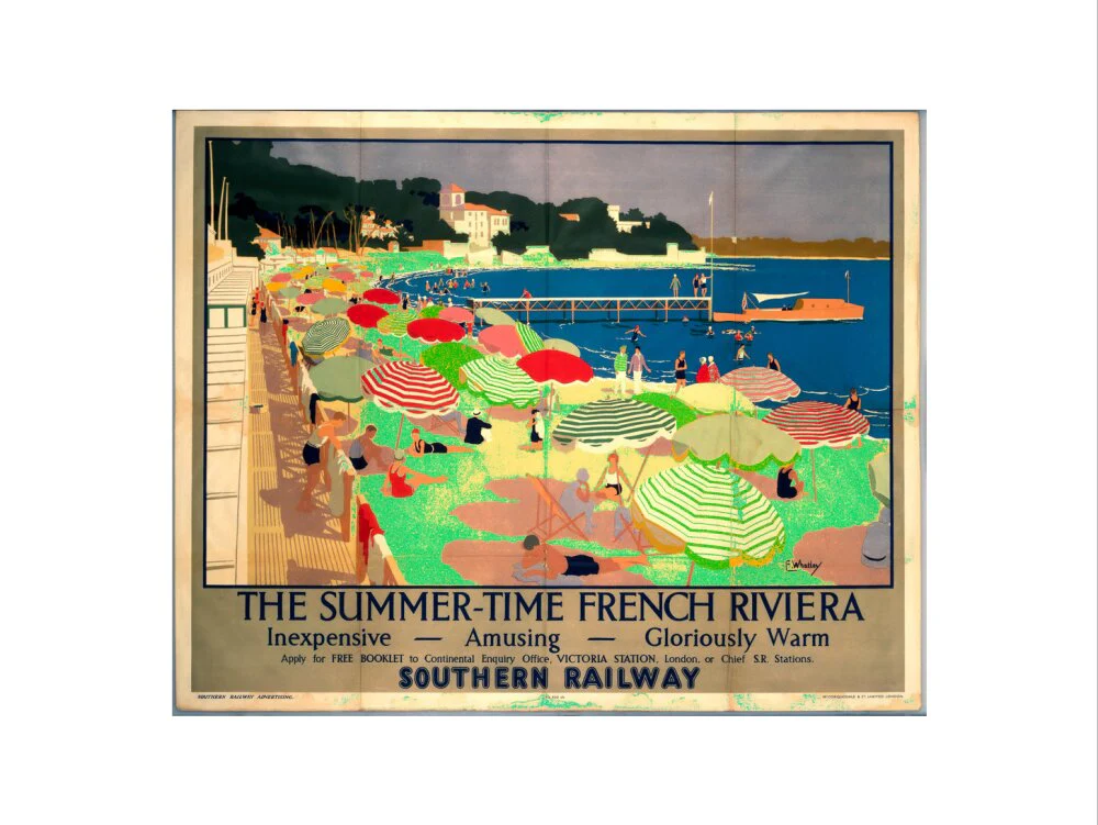 'The French Riviera', SR poster, 1928. - Image 50