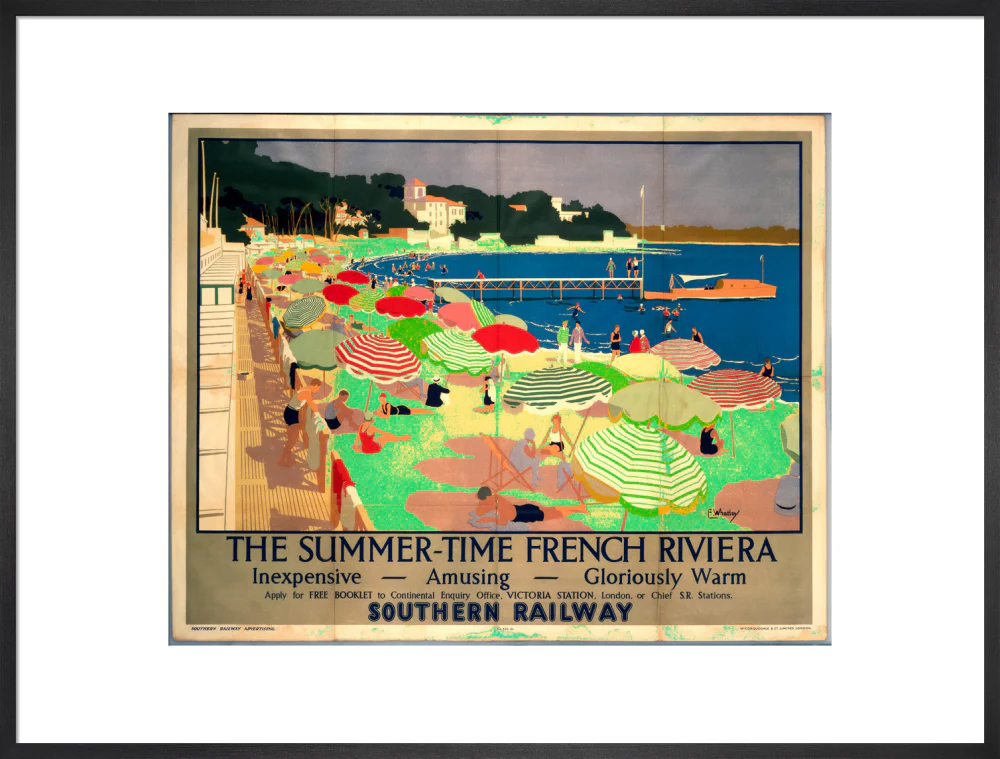 'The French Riviera', SR poster, 1928. - Image 56