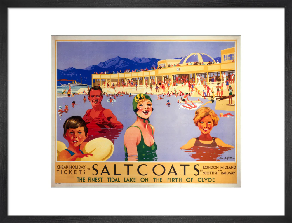 'Saltcoats', LMS poster, 1935. - Image 13