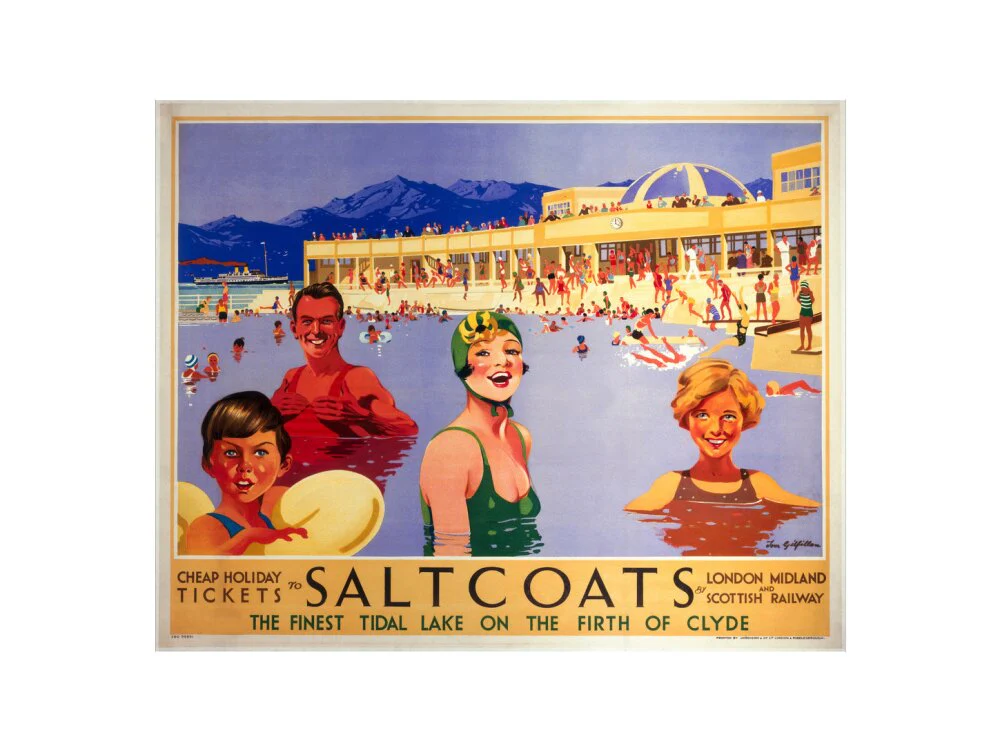 'Saltcoats', LMS poster, 1935. - Image 17