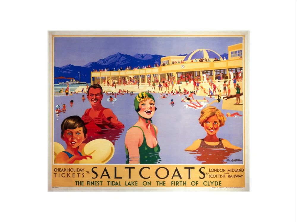 'Saltcoats', LMS poster, 1935. - Image 22