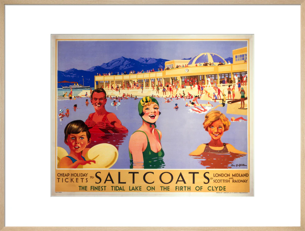 'Saltcoats', LMS poster, 1935. - Image 26