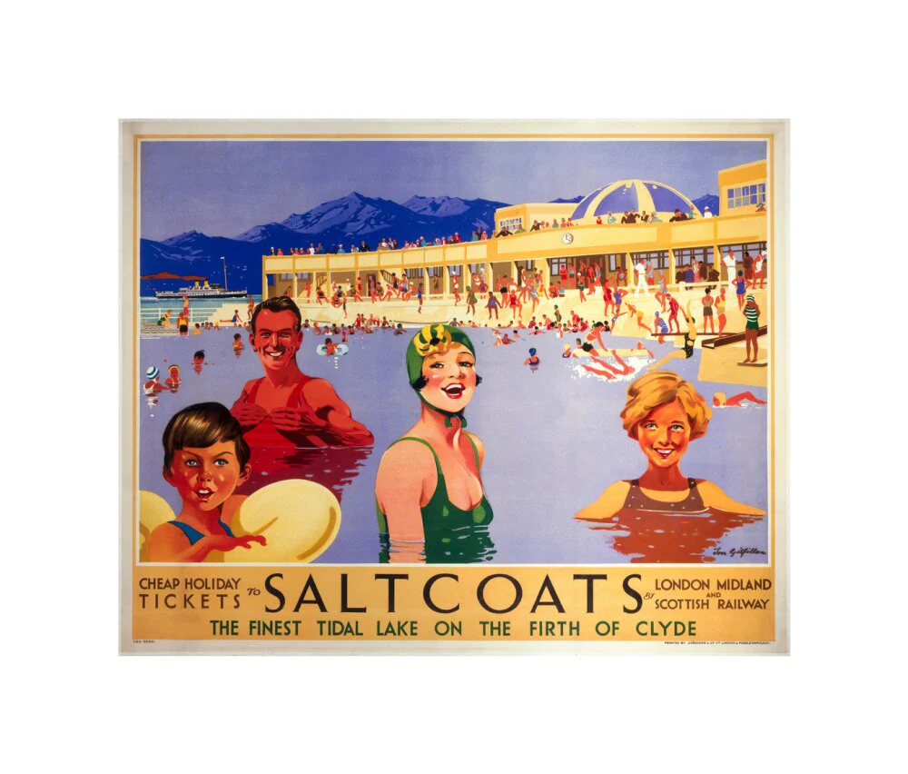 'Saltcoats', LMS poster, 1935. - Image 27