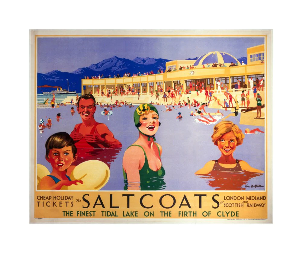 'Saltcoats', LMS poster, 1935. - Image 28