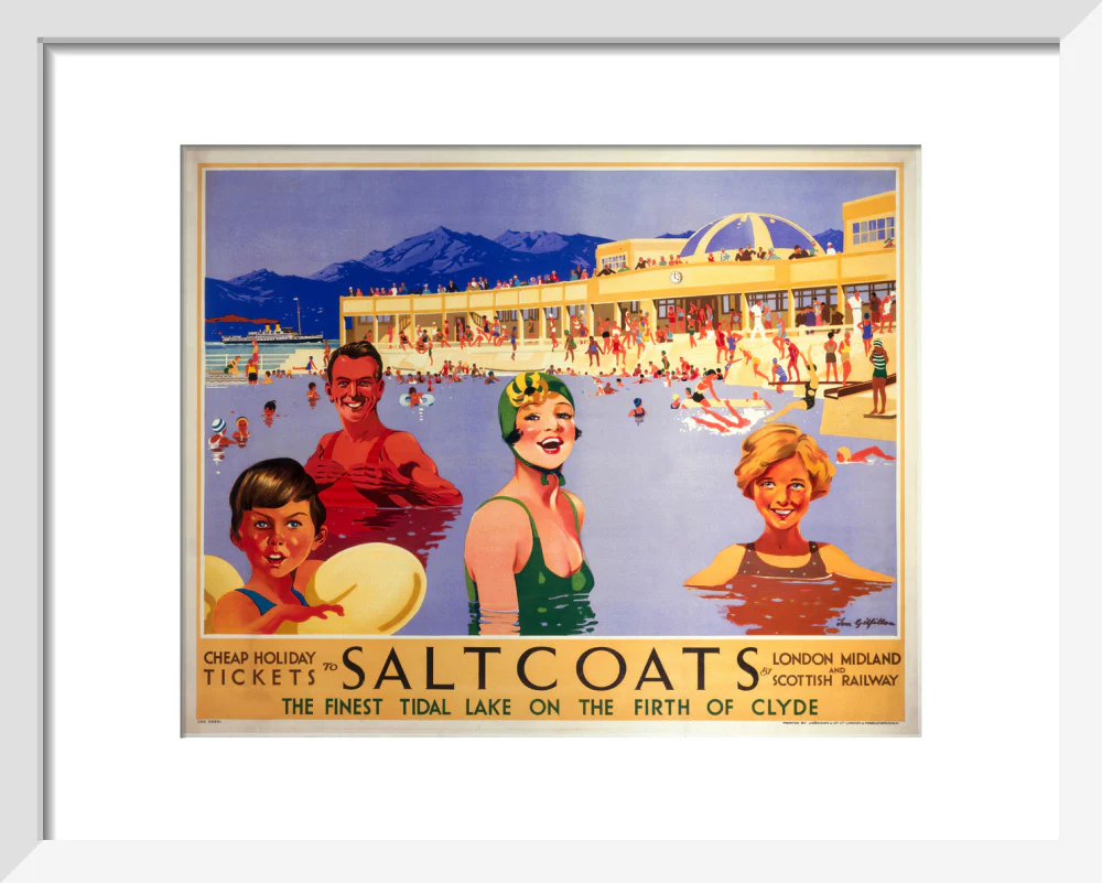 'Saltcoats', LMS poster, 1935. - Image 37
