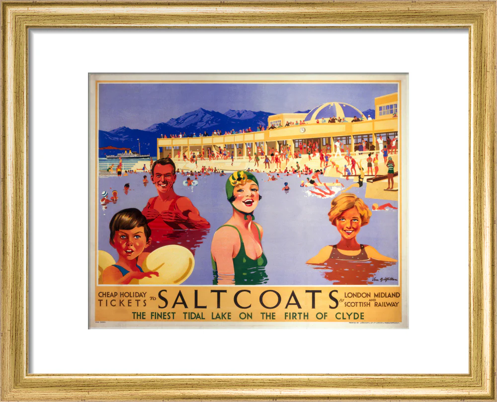 'Saltcoats', LMS poster, 1935. - Image 38