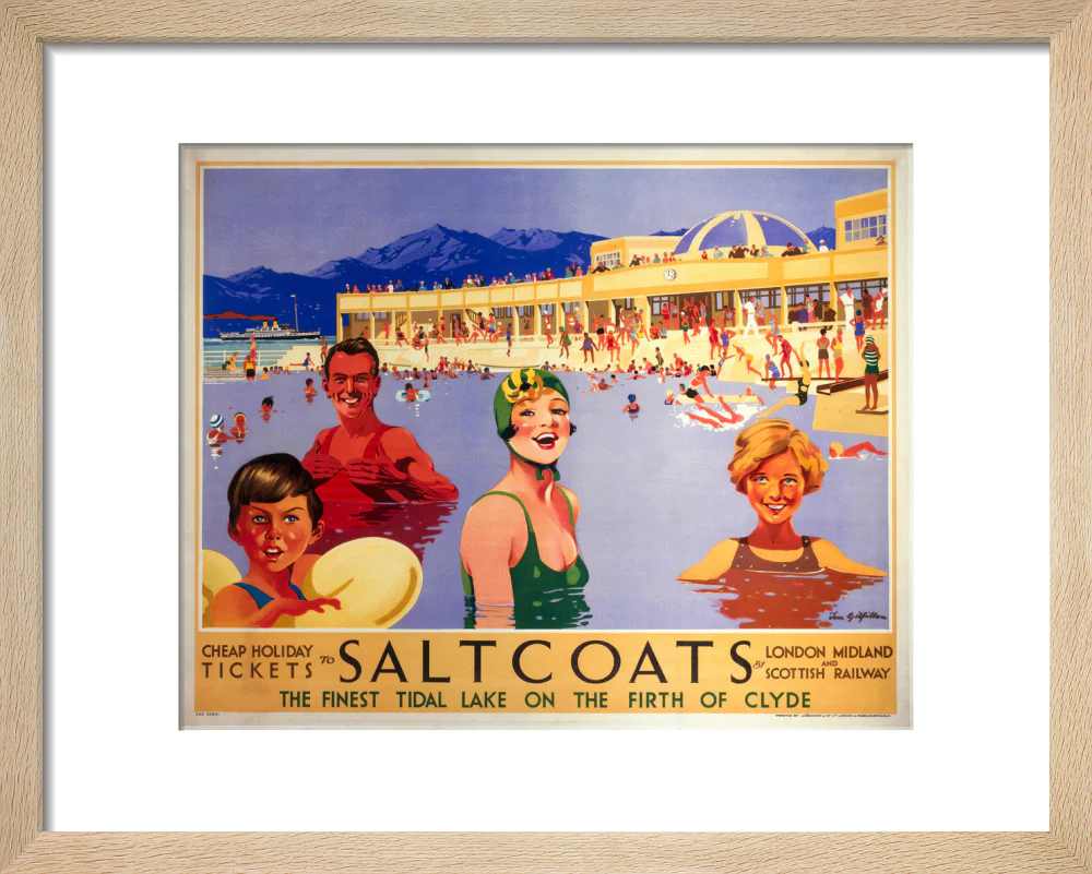 'Saltcoats', LMS poster, 1935. - Image 39