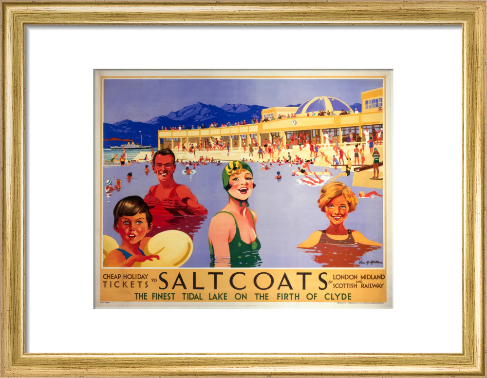 'Saltcoats', LMS poster, 1935. - Image 43