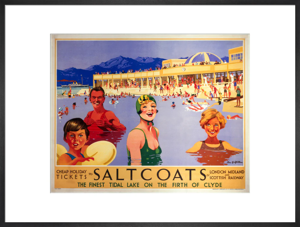 'Saltcoats', LMS poster, 1935. - Image 56
