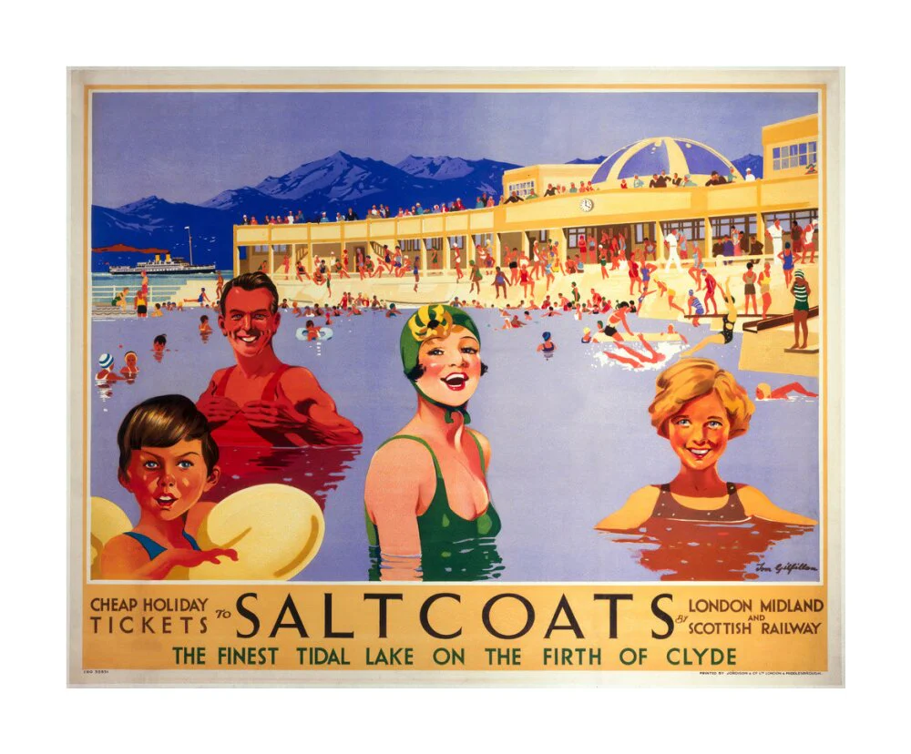 'Saltcoats', LMS poster, 1935. - Image 62