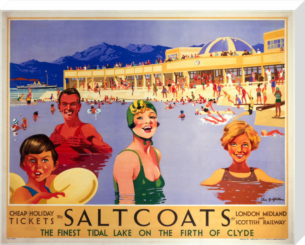 'Saltcoats', LMS poster, 1935. - Image 66