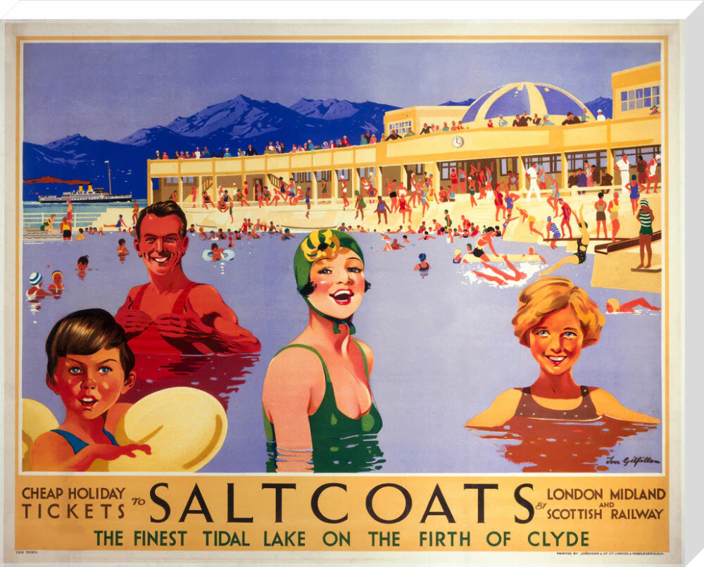 'Saltcoats', LMS poster, 1935. - Image 67
