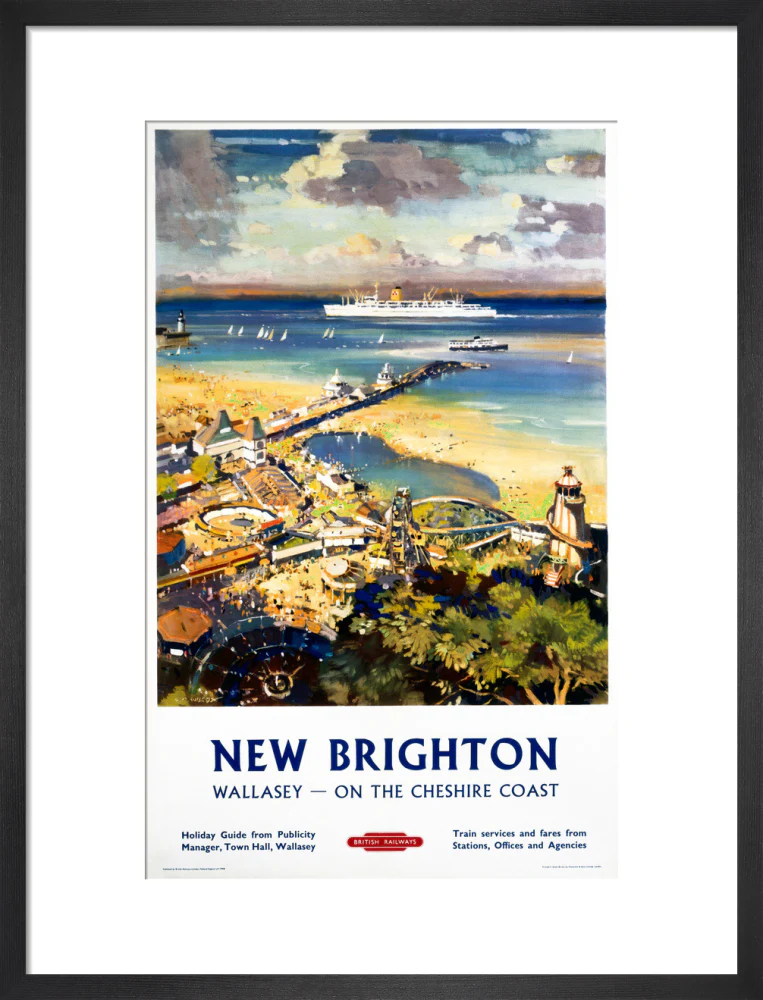 'New Brighton', BR (LMR) poster, c 1950s. - Image 13