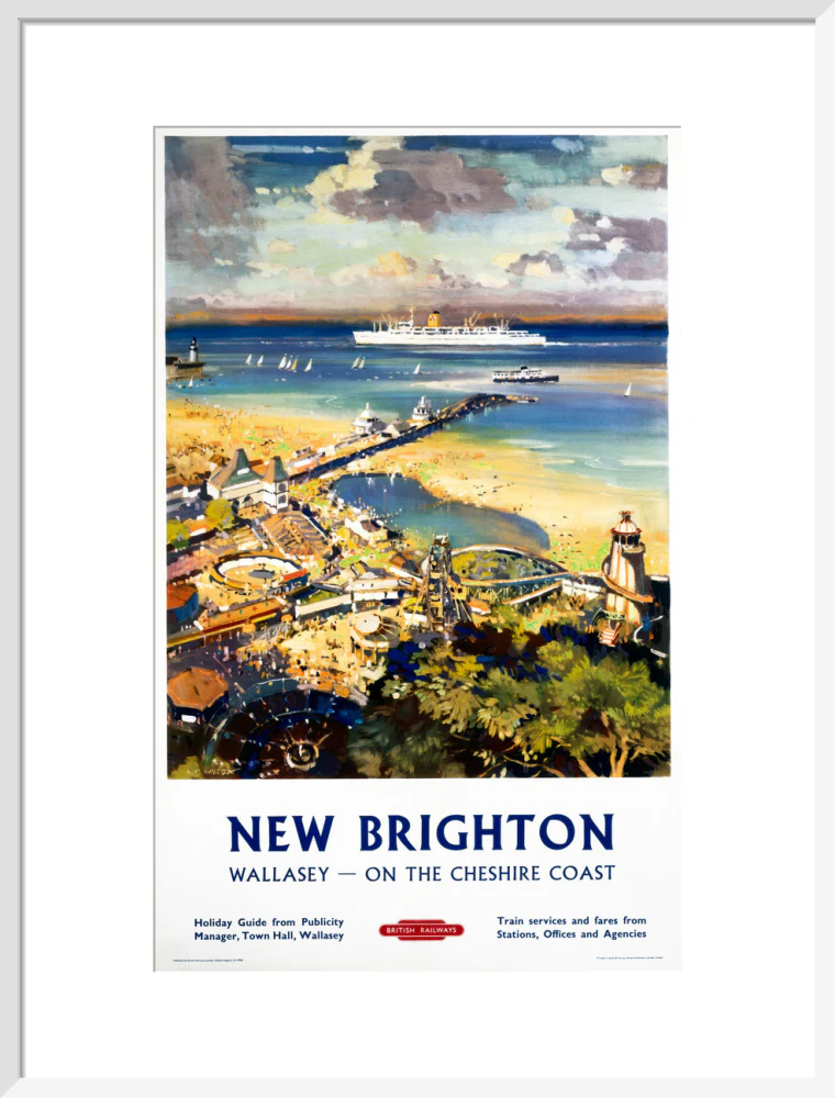 'New Brighton', BR (LMR) poster, c 1950s. - Image 19