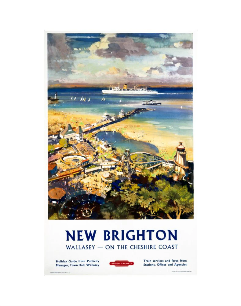 'New Brighton', BR (LMR) poster, c 1950s. - Image 2