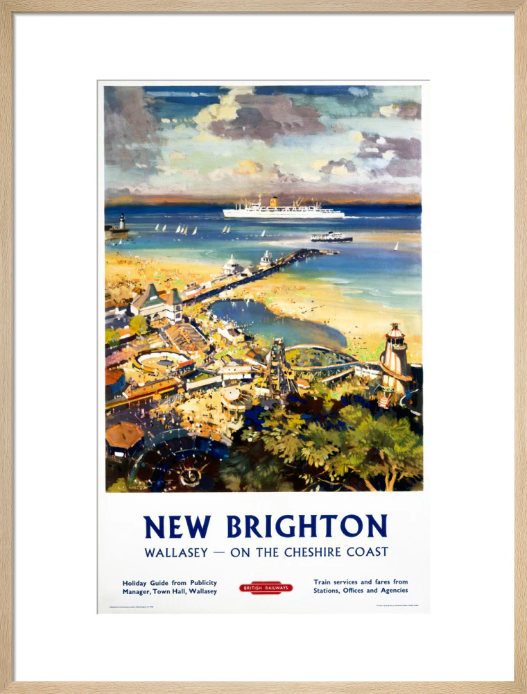 'New Brighton', BR (LMR) poster, c 1950s. - Image 21