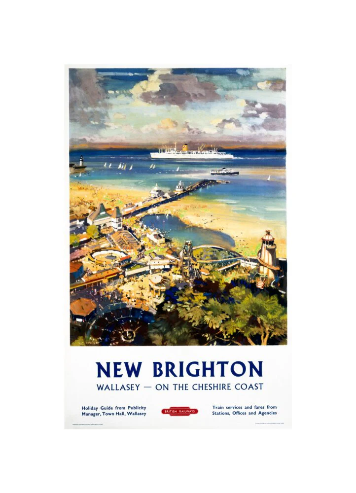 'New Brighton', BR (LMR) poster, c 1950s. - Image 27