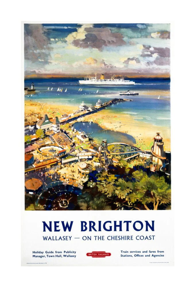 'New Brighton', BR (LMR) poster, c 1950s. - Image 29