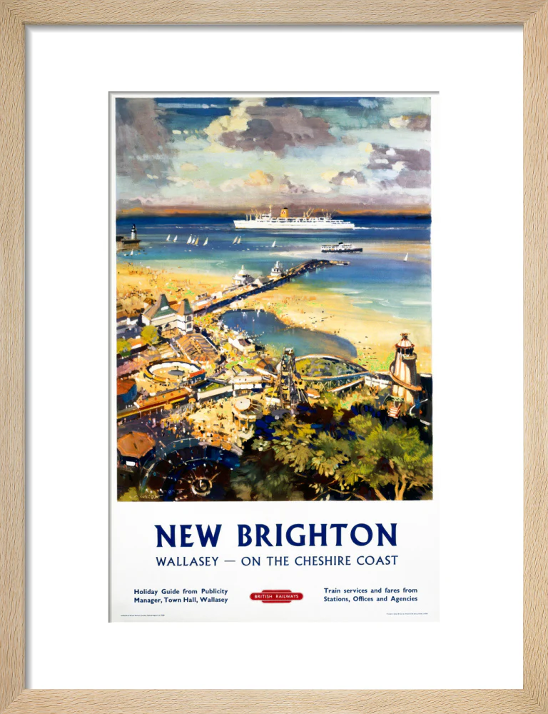 'New Brighton', BR (LMR) poster, c 1950s. - Image 44