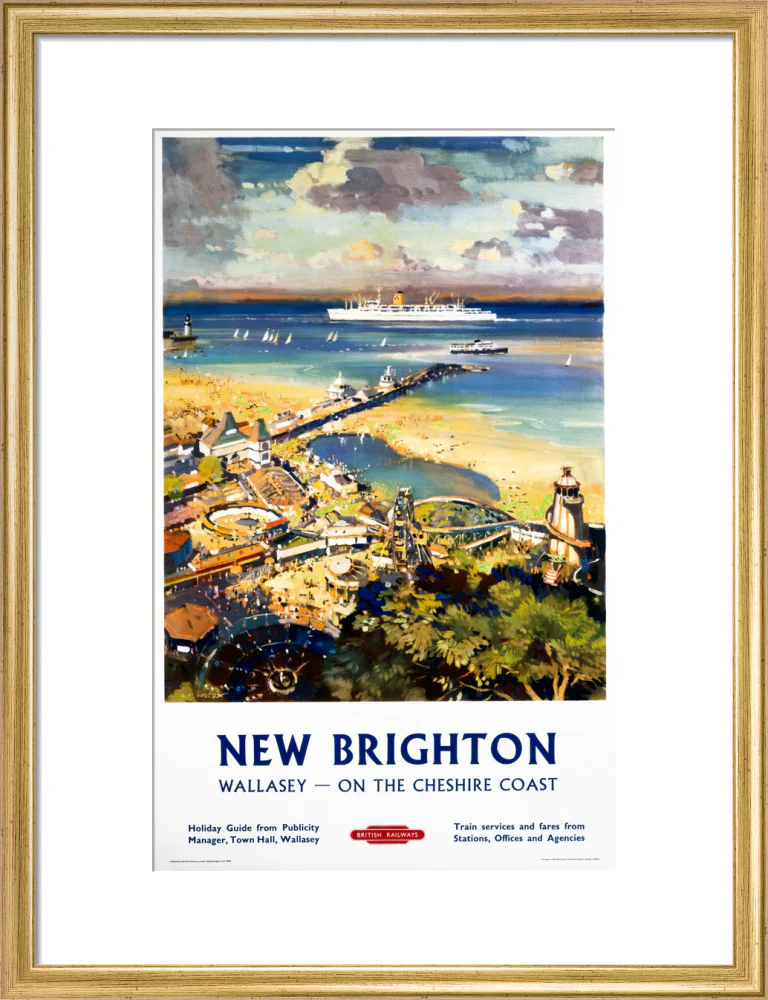'New Brighton', BR (LMR) poster, c 1950s. - Image 48