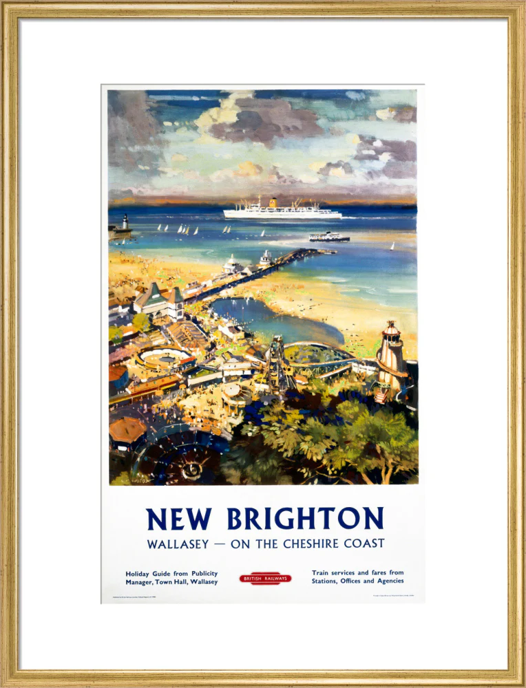 'New Brighton', BR (LMR) poster, c 1950s. - Image 53