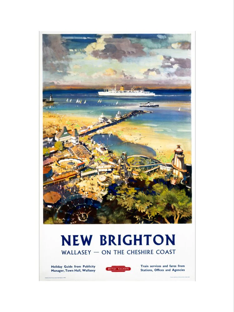 'New Brighton', BR (LMR) poster, c 1950s. - Image 7