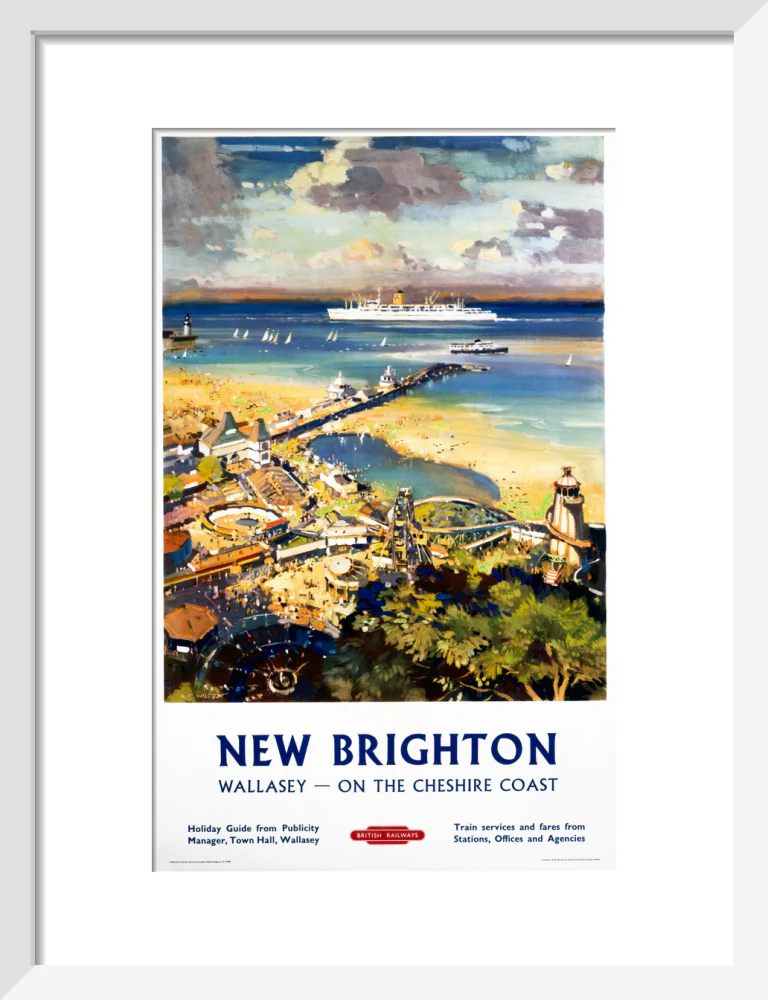'New Brighton', BR (LMR) poster, c 1950s. - Image 9