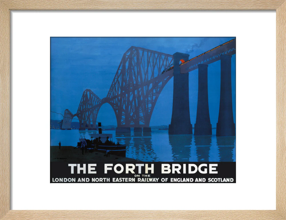 'The Forth Bridge', LNER poster, 1928. - Image 44