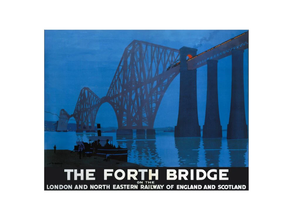 'The Forth Bridge', LNER poster, 1928. - Image 7