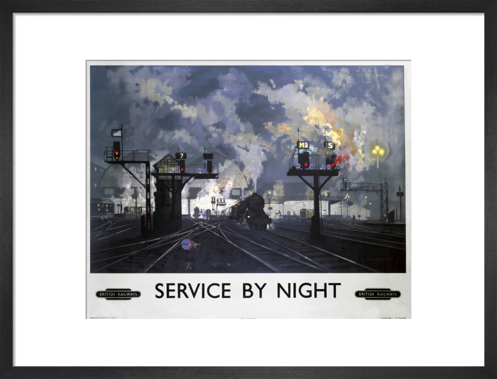 'Service by Night', BR poster, 1955. - Image 13