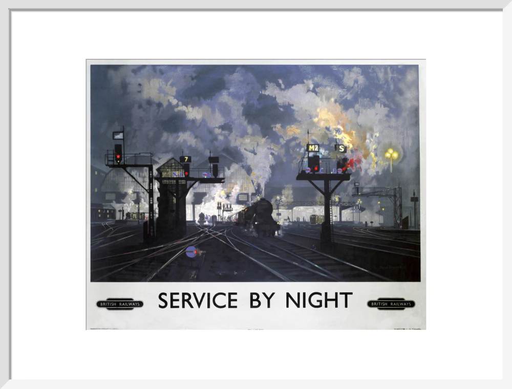 'Service by Night', BR poster, 1955. - Image 19
