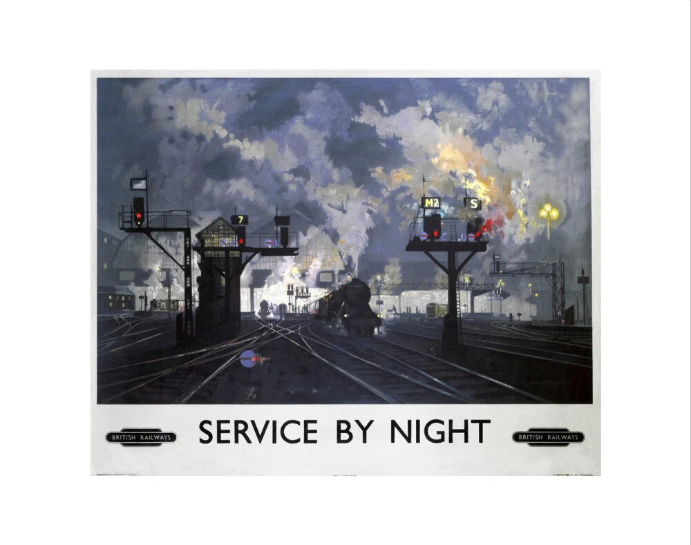 'Service by Night', BR poster, 1955. - Image 2