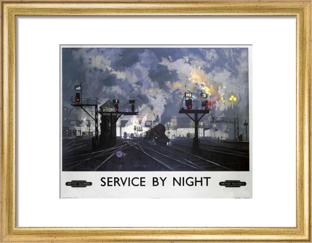 'Service by Night', BR poster, 1955. - Image 43