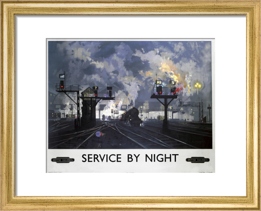 'Service by Night', BR poster, 1955. - Image 5