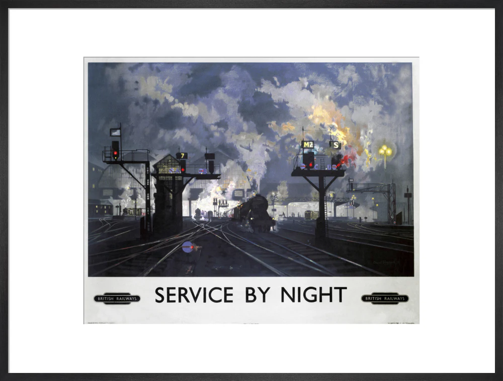 'Service by Night', BR poster, 1955. - Image 56