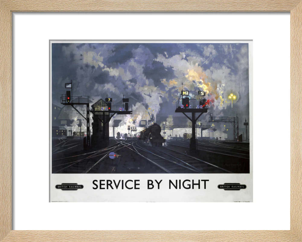 'Service by Night', BR poster, 1955. - Image 6